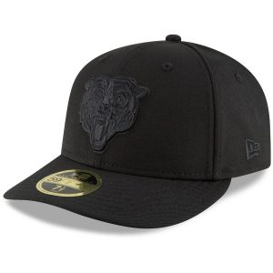 New Era Chicago Bears Black Secondary Logo Low Profile 59FIFTY Fitted Hat