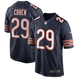Nike Tarik Cohen Chicago Bears Navy NFL Draft Game Jersey