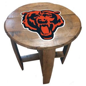 Chicago Bears Imperial Oak Barrel Table