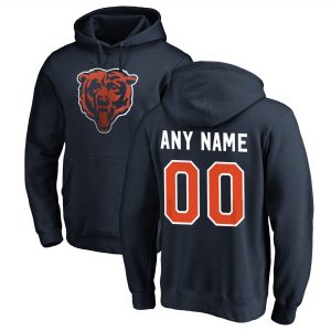 Chicago Bears Personalized Team Authentic Pullover Hoodie
