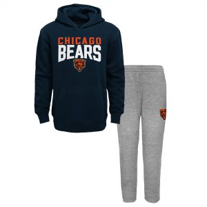 Chicago Bears Youth Fan Flair Pullover Hoodie & Pants Set